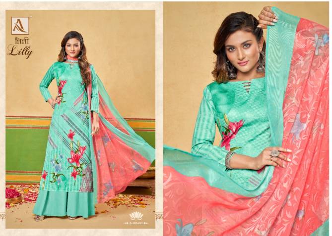Alok Lilly 2 New Designer Fancy Casual Wear Jam Cotton Digital Print Dress Material Collection
